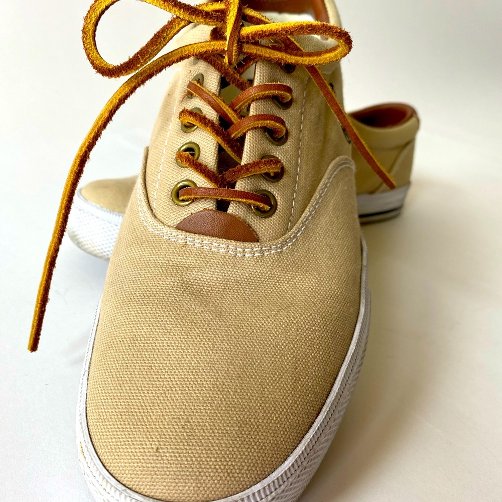 Mens size 9 polo by Ralph Lauren low tops